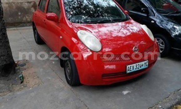 Comprar Usado Nissan March Vermelho Carro em Maputo em Maputo