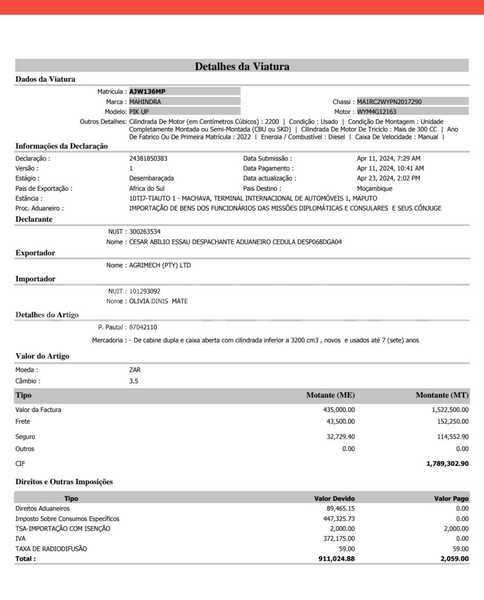 Big with watermark mahindra scorpio maputo maputo 39597