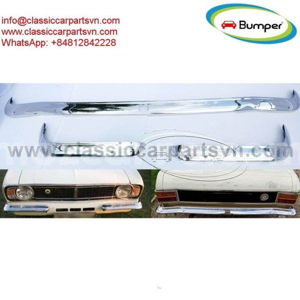 Big with watermark ford lotus cortina mk2 bumpers 1966 1970 rear bumper in 2 parts 1