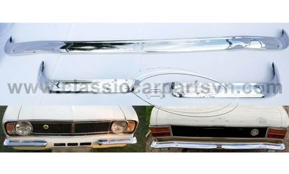 Medium with watermark ford lotus cortina mk2 bumpers 1966 1970 rear bumper in 2 parts 1