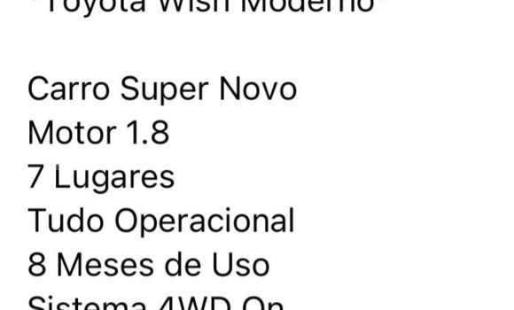 Buy Used Toyota Wish Blue Car in Maputo in Maputo Buy Used Toyota Wish Blue Car in Maputo in Maputo