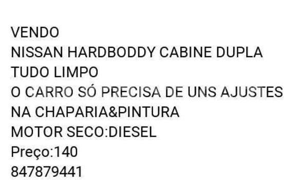 Buy Used Nissan Hardbody Green Car in Maputo in Maputo Buy Used Nissan Hardbody Green Car in Maputo in Maputo